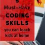5 Crucial Computer Coding Skills You Can Teach Kids At Home
