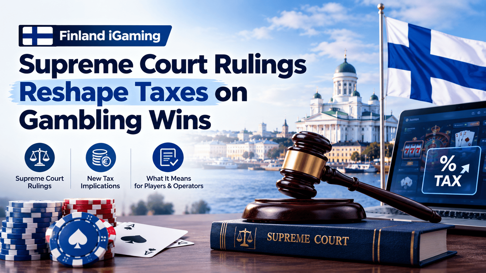As commercially regulated operators prepare to enter the Finnish iGaming market in July 2027, two recent decisions from the country’s Supreme Administrative Court have affected gambling taxation — crucial for operators and players to understand. Two important rulings from the Supreme Administrative Court of Finland in recent months have significantly reshaped how gambling winnings will be taxed in the country, as they fall outside the tax exemption regime. In August 2026, a divided court ruled that chance-based winnings from an online casino will be assessed per playing session rather than per individual game or over the tax year. On October 1, 2026, the court mentioned in a published precedent that the activities of a professional sports bettor are considered income-earning activities, with all stakes deductible. Both of these rulings are applicable to winnings from operators outside the European Economic Area (EEA) under the current monopoly regime. However, their relevance does not end with the monopoly. Also, these rules are general provisions of the Income Tax Act and remain unchanged under the gambling reform. From 1 July 2027, the rules will also apply to winnings generated from operators that target Finnish players without a Finnish licence. For commercially regulated operators preparing to enter the Finnish iGaming market, understanding the effect of these rulings is important — not just for the players alone. How Do New Rulings Affect Operators? With new rulings in place, licensed operators will have to pay a lottery tax of 22% on Gross Gaming Revenue (GGR) from July 1, 2027. This means lower winnings will be paid out to players. This applies to the player rather than the operator: it covers games offered under a Finnish licence to players resident in Finland, regardless of where the operator is established. By design, the lottery tax replaces the winner’s income tax, and the rationale for this is set out in the Government Proposal for the reform (HE 16/2025 vp). The operator pays tax on its margins, and the player keeps the winnings tax-free. In addition to the lottery tax, licence holders will also have to pay an annual supervision fee up to €434,000, as defined in GGR bands. Thus, operators should not consider the 22% lottery tax as fixed. How Do New Rulings Affect Players? According to Section 85 of the Income Tax Act, winnings from Veikkaus and from games lawfully organised in another EEA state are tax-exempt. In real practice, a Finnish player’s winnings from a Malta-licensed online casino are tax-free today. However, winnings from operators outside the EEA are taxable earned income. From 1 July 2027, amended Section 85 of the Income Tax Act links the exemption to the Finnish licensing system. Winnings from games offered under a Finnish licence are tax-exempt, even if the licence holder is based outside the EEA. Winnings from games lawfully offered in another EEA state also remain exempt, but the Government Proposal makes clear that this does not cover games offered to Finnish players without a Finnish licence. What Does This Mean for Finland's iGaming Market? During the legislative process, the Finance Committee noted that losses will not be deductible for gambling outside the licensed system. Both rulings will apply to unlicensed operators targeting Finland after July 2027. For the Finnish iGaming market, the rulings strengthen the case for the licensed system. From July 2027, a Finnish player at an unlicensed site may face income tax on winning sessions even in a losing year, while winnings from a licensed operator will be tax-free. In this context, the 22% lottery tax is also the price of offering a tax treatment that an unlicensed competitor targeting Finland cannot match. The effect is smaller for professional bettors. If their activity counts as income, using an unlicensed site means tax is paid on the net result rather than on each winning session. Licensed play still has the advantage because winnings are tax-free, but the difference is smaller. For this group, odds, limits, and bet options are likely to matter more than tax. For operators who want to keep serving Finnish customers without a license after 1 July 2027, the rules change on that date. Their Finnish players’ winnings will count as taxable income, and the EEA exemption will no longer apply to them. Hence, the best next move for such operators is to get an online gaming license before entering the Finnish market.