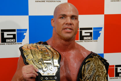 チャンピオンベルト　WWEヘビー級チャンピオンベルト(カートアングルモデル) 新日本vsIGF、IWGP非公認ヘビー級王者カート・アングル争奪戦！ – 伊賀