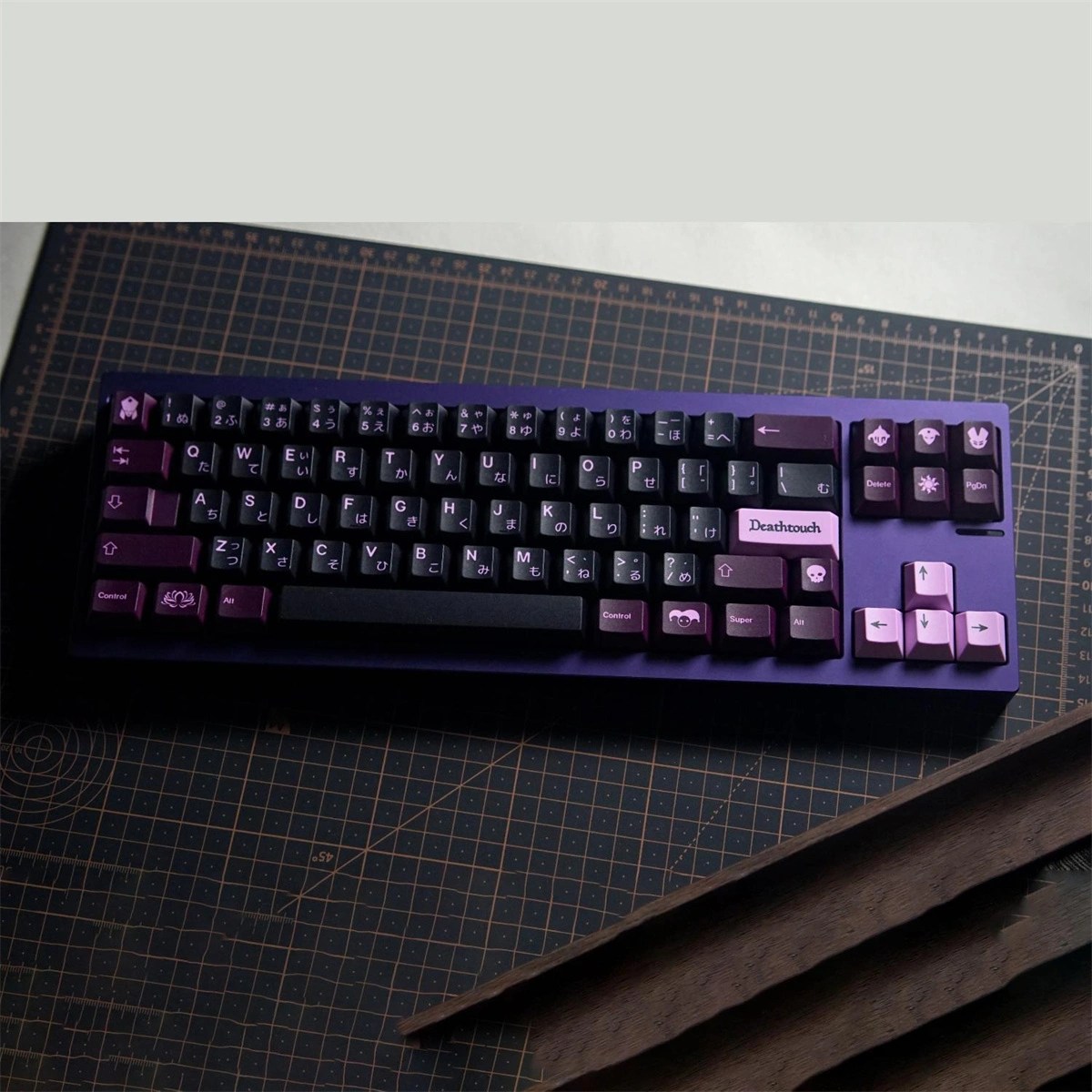 GMK Black Lotus 104+39 Keys PBT Dye-subbed Keycaps Set