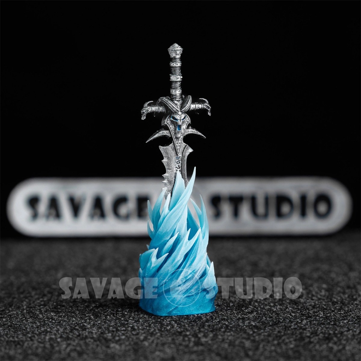 1U Artisan Keycaps WOW Frostmourne