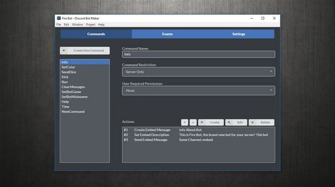 This system creates what i call a “game” it has 2 commands one to start and one to end. Discord Bot Maker Free Download Igggames