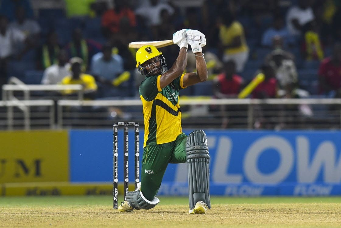 Guyanese Keemo Paul in action (CPL)