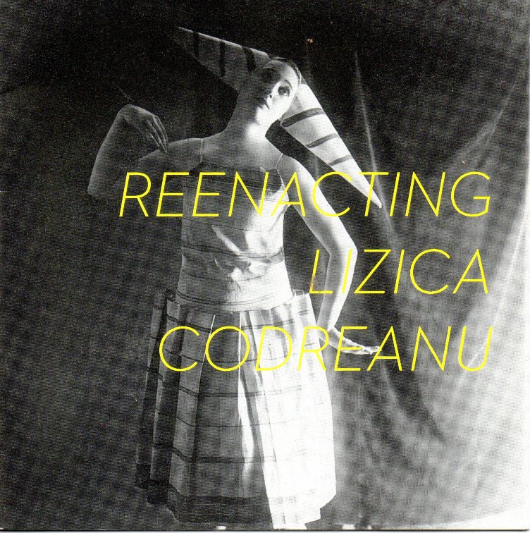 „Reenacting Lizica Codreanu”, publicaţie de eveniment, broşură, pp. 16-17. Discuţii, proiecţii video şi de fotografii inedite cu şi despre coregrafa şi dansatoarea Lizica Codreanu; Invitaţi: Doina Lemny, Cornel Mihalache, Vava Ştefănescu; Moderator: Igor Mocanu. „Hors les Murs”, 18/11/2014 (18h30), Cinemateca Union – Sala „Paul Călinescu”, Ion Câmpineanu 21. Texte de: Doina Lemny, Igor Mocanu. Cu 20 reproduceri fotografice.