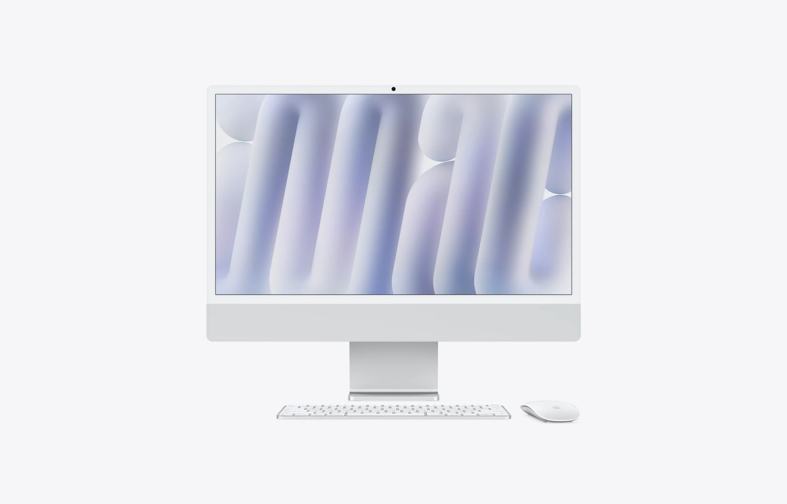 Apple 24" iMac M4 (8-Core CPU / 8-Core GPU) - 16GB RAM, 256GB SSD - Silver (MWUC3LL/A)