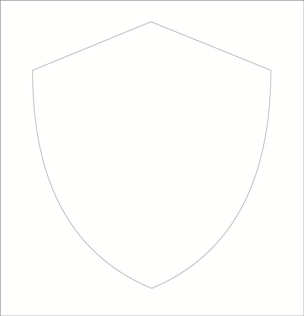 Gambar Logo Perisai Polos