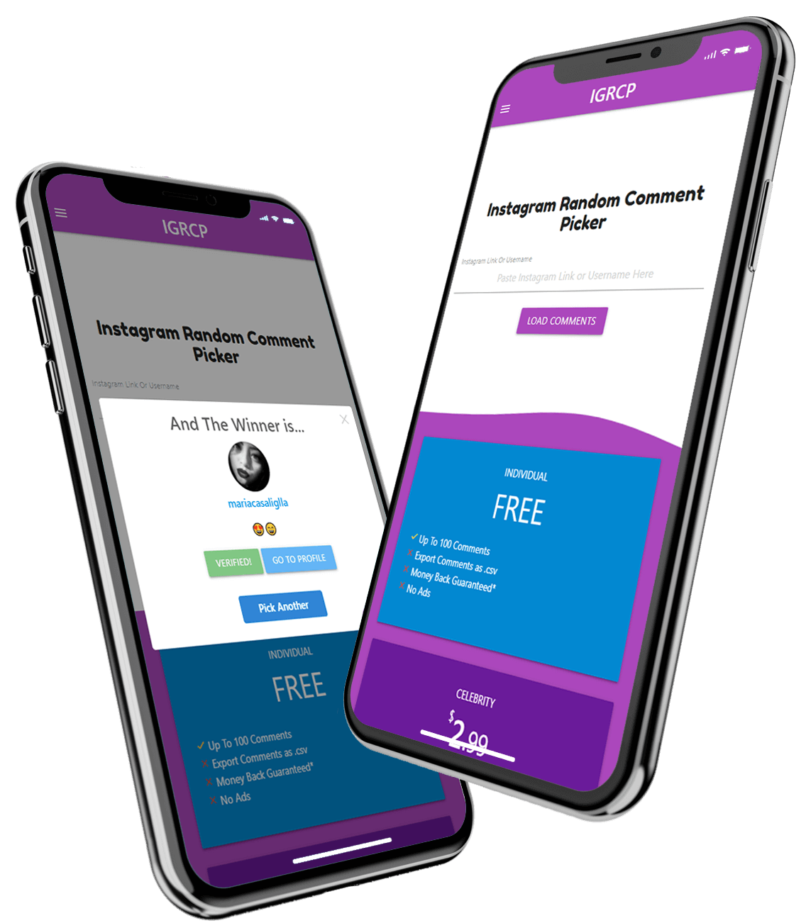 Select an instagram post and download your comments or pick random comments for your instagram giveaways. Giveaway Tool For Instagram No Login Fast And Secure