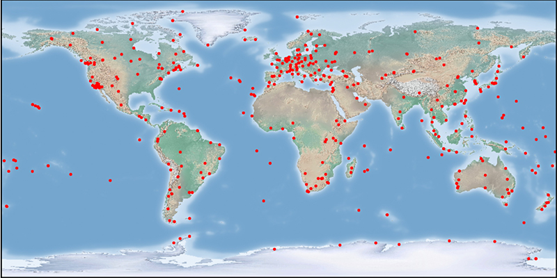 AGU Annual Meeting 2026 GNSS Service Network Maps 