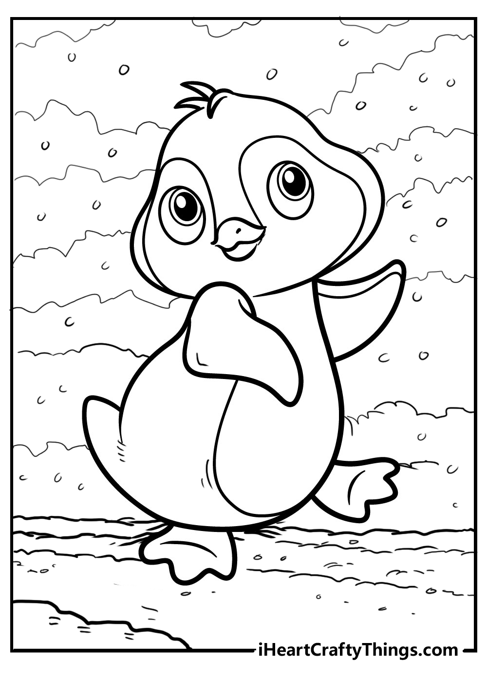 Penguin coloring pages (updated 2021)