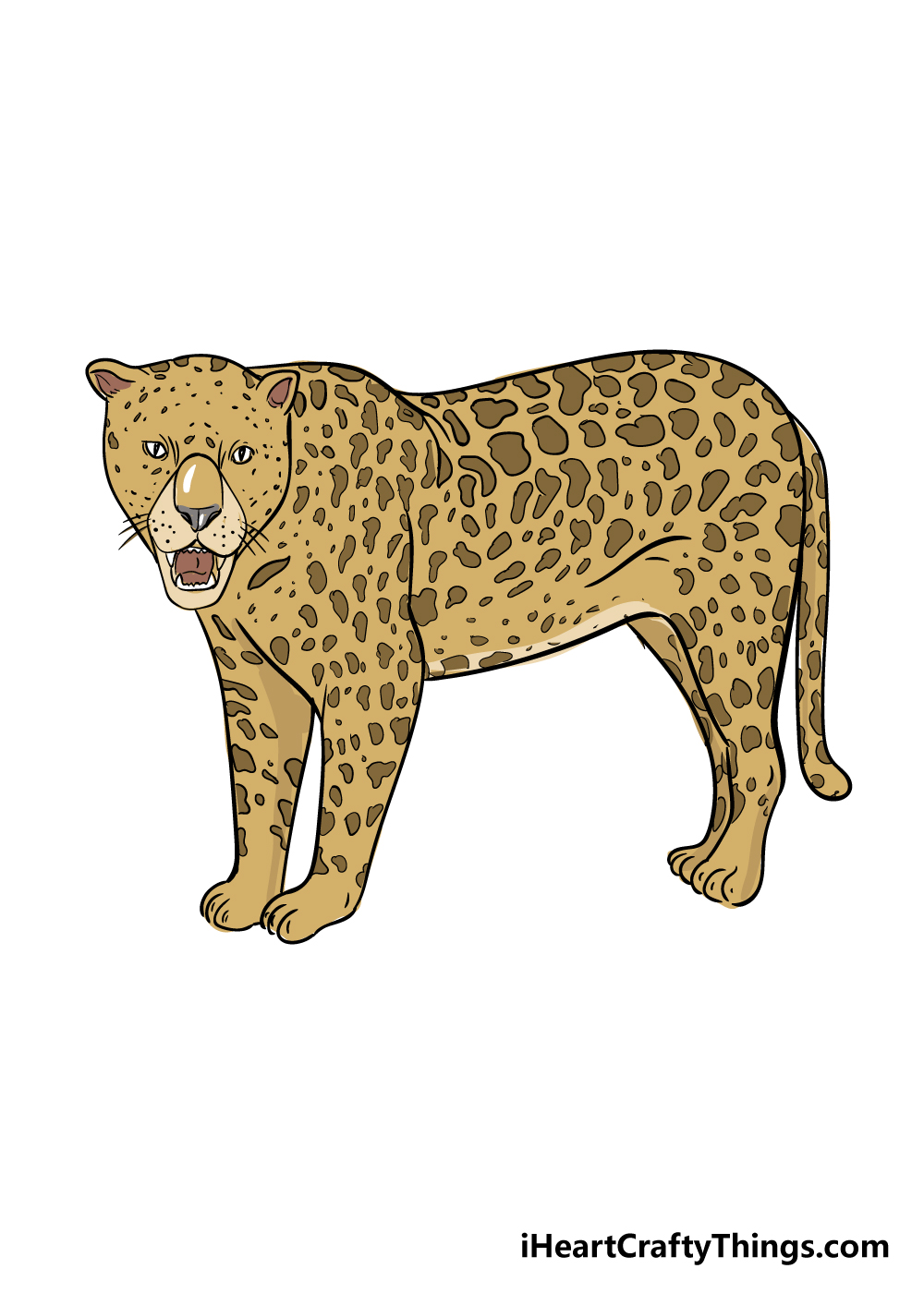 How to draw a jaguar for kids step by step, learn drawing by this tutorial for kids and adults. Jaguar Drawing How To Draw A Jaguar Step By Step