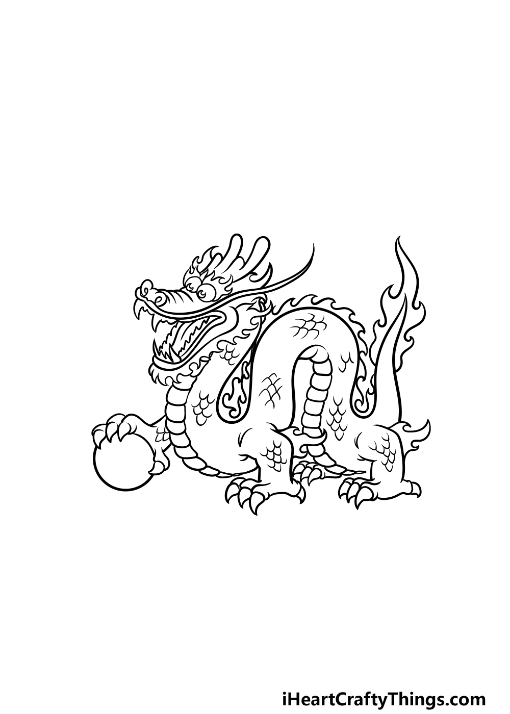 This dragon head directed draw video has been created to provide creative support for your grade 2 core knowledge unit on early asian . Chinese Dragon Drawing How To Draw A Chinese Dragon Step By Step