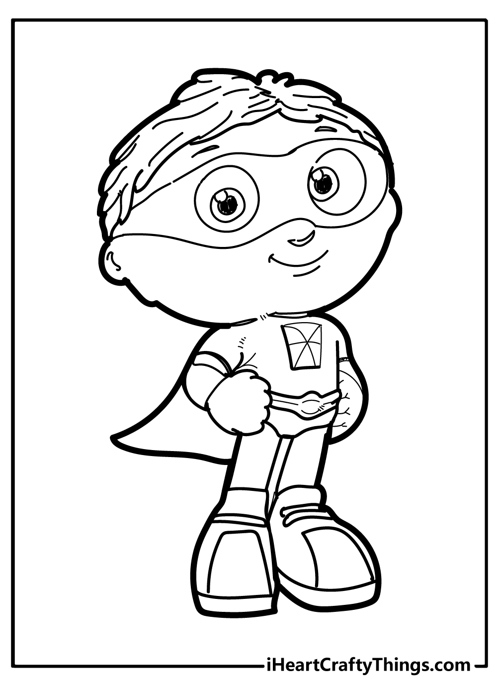 Pen coloring page super why coloring pages