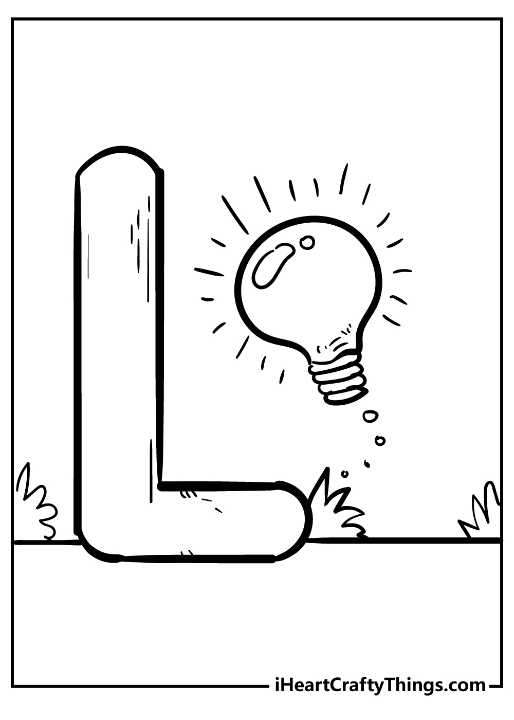 Letter l coloring pages letter l zentangle . Printable Letter L Coloring Pages Updated 2022