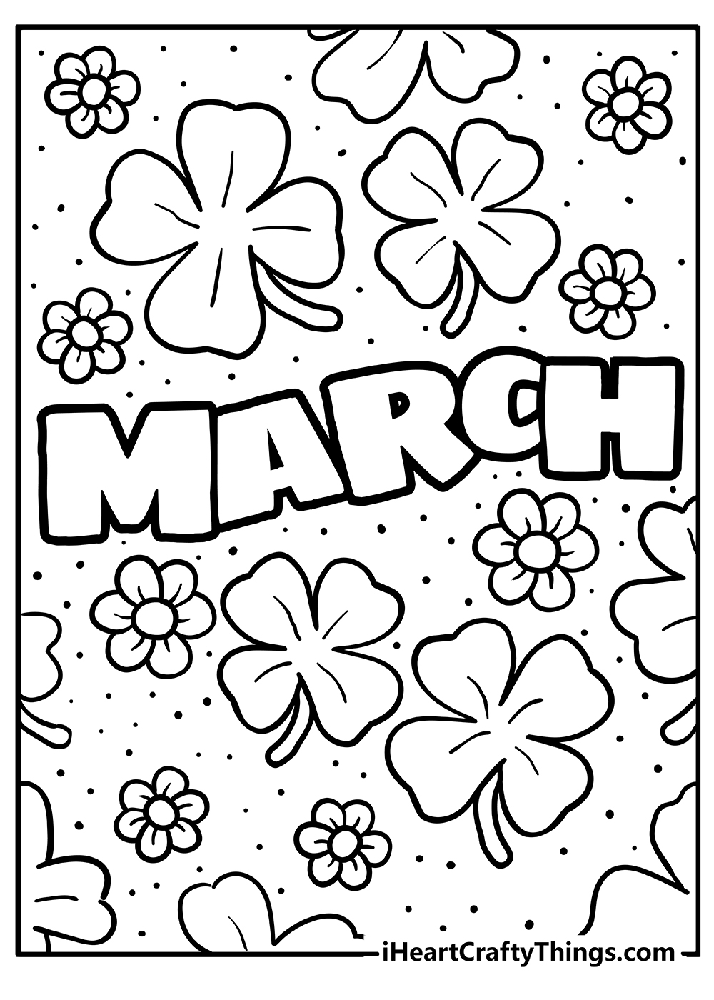 March coloring page from spring category. Printable March Coloring Pages Updated 2022