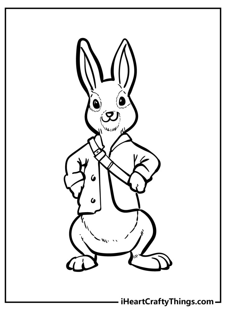 Peter rabbit coloring pages (100% free printables)
