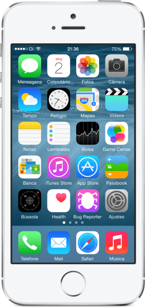 iOS 8 Home Screen