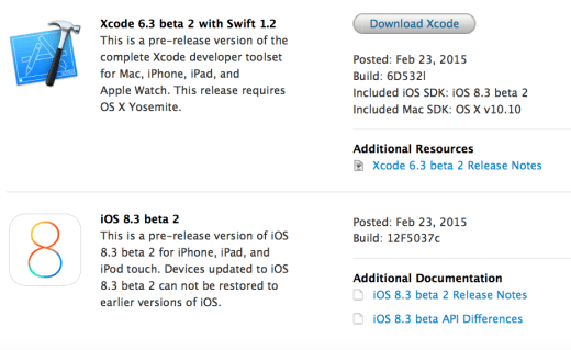 iOS8.3beta2