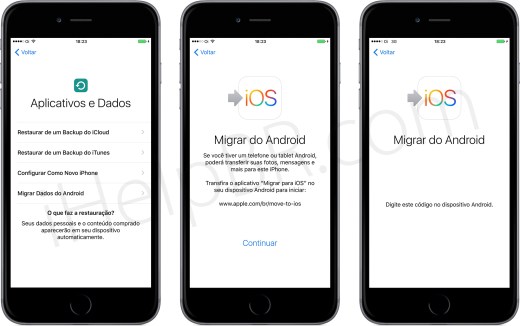 iOS 9 Move To Android