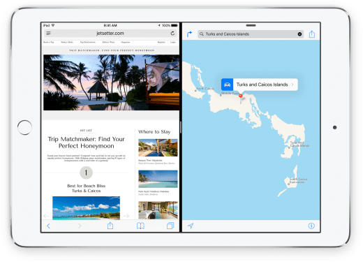 iPad Multitasking iOS 9