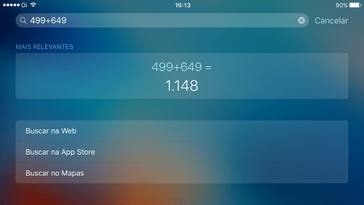 Matematica Spotlight iOS 9