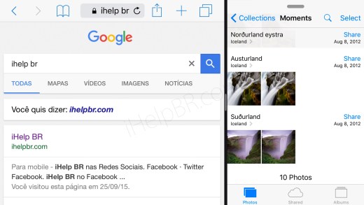 Split Screen iOS 10 Concept
