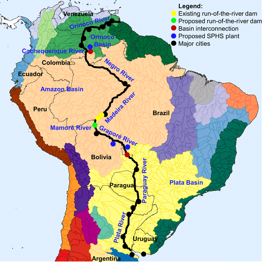 Water Resources In South America At Arthur Poulsen Blog Map 