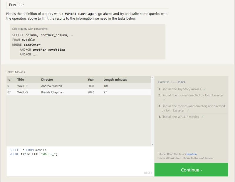 Sql Bolt Query Answers Sql At Master Ianlefcourte Sql Bolt Github - Download High Quality Vintage Picture | Mobile
