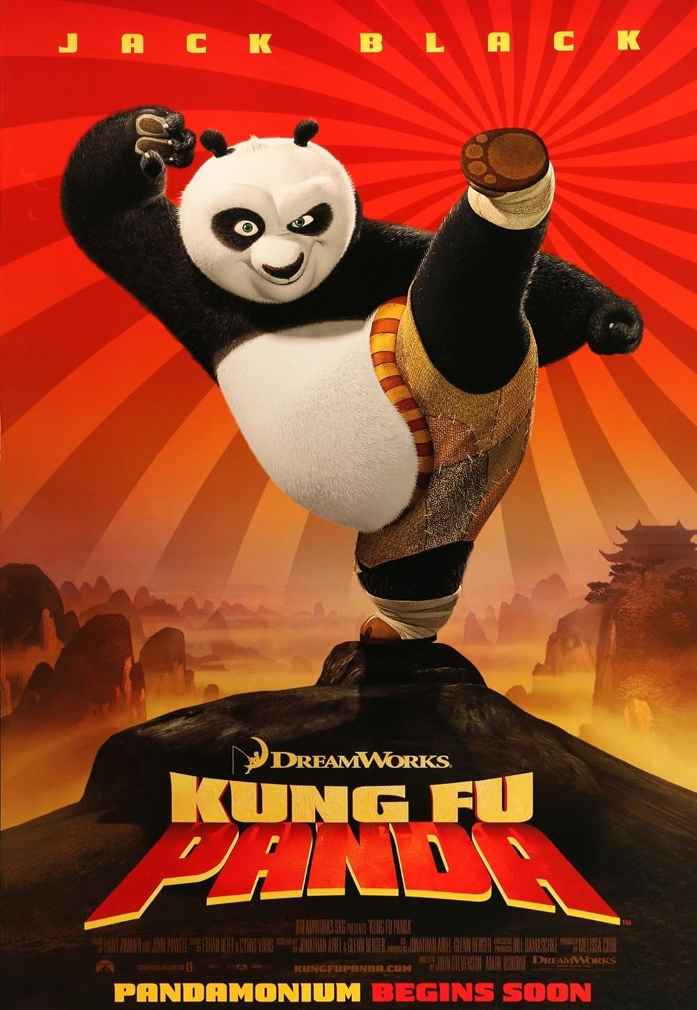 Kung Fu Panda 2008 Hindi ORG ESub