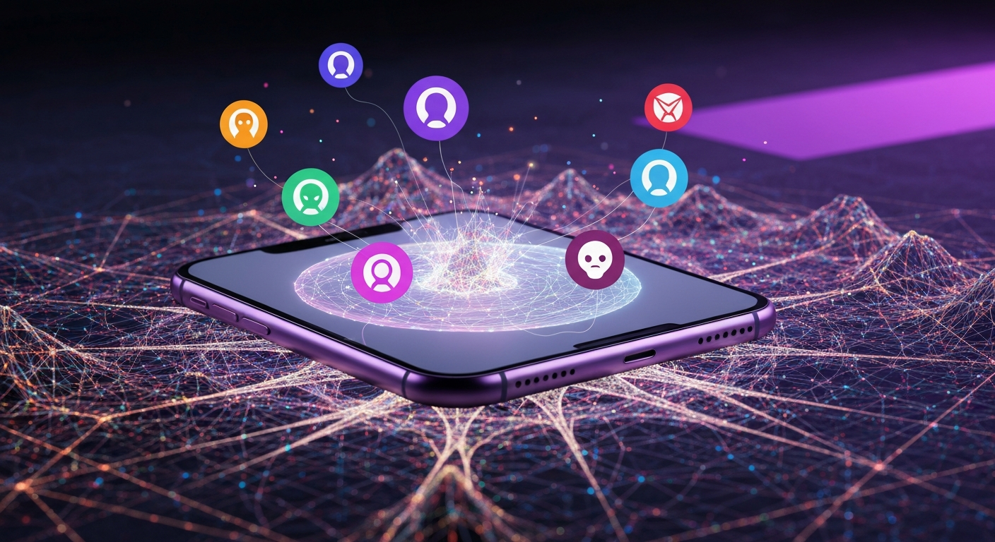 iOS 27 Extensions와 Claude Gemini 연동 개념 이미지