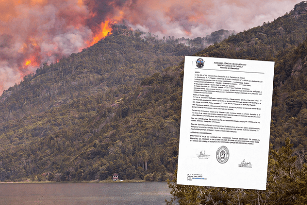 El HCD de Cholila ratificó la emergencia ígnea