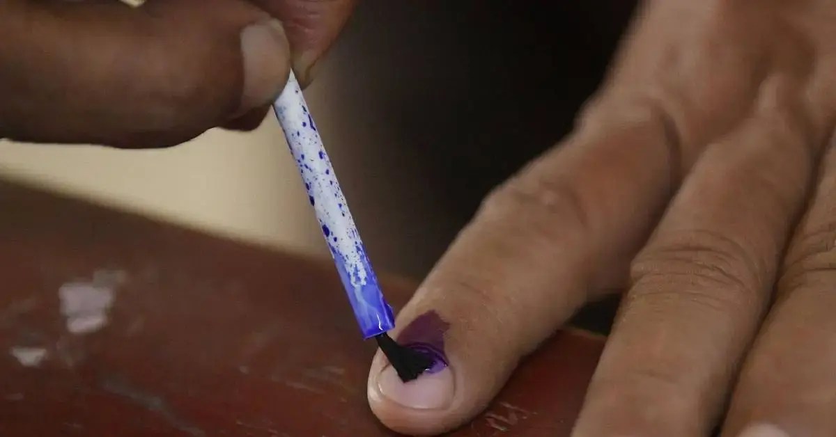 voting ink ভোটের কালি