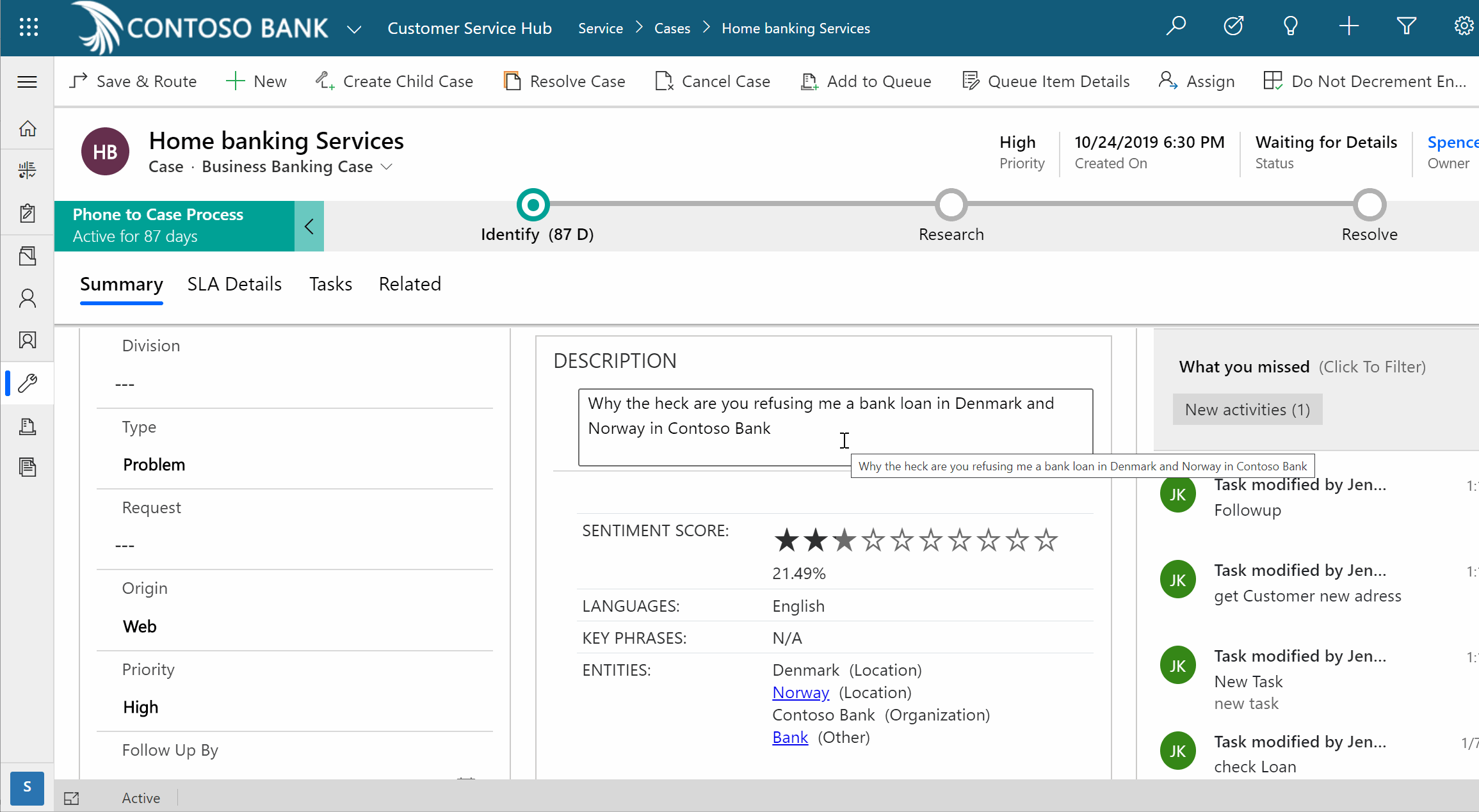 CognitiveServicePCF