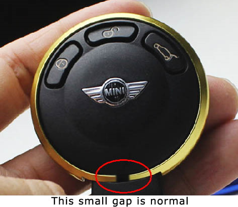 2008-up mini cooper smart key fob replacement ring