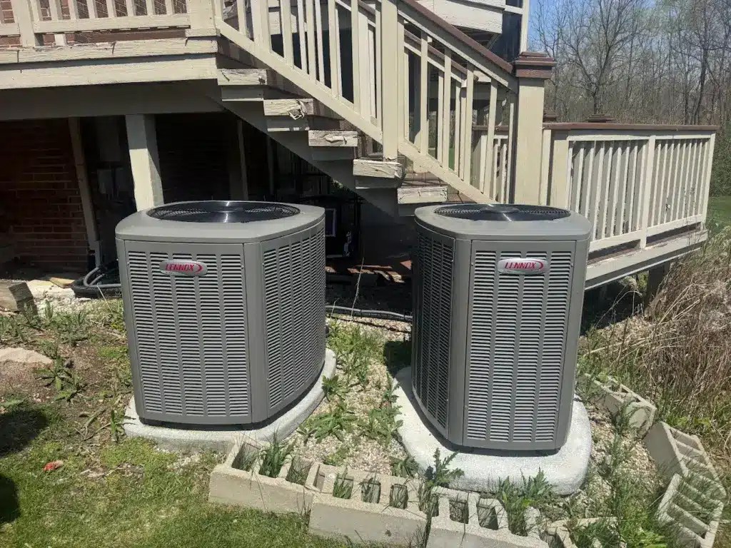 New residential HVAC installation for a Michigan home