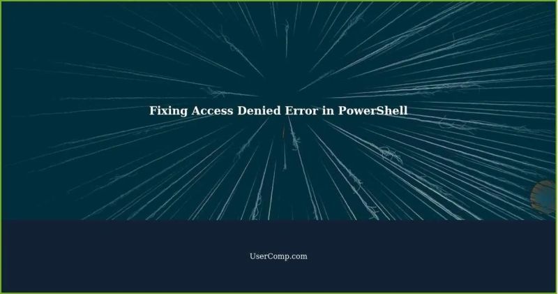 Fixing Access Denied Error In Powershell Get Wmiobject - Dark Patterns - Premium 8K Collection