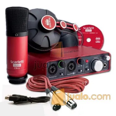 jual paket alat recording Focusrite scarlett studio murah di bandung |  Bandung | Jualo