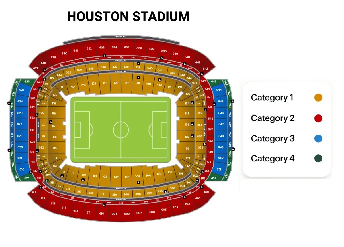 Houston Stadium World Cup 2026 Tickets Seating Guide Houston
