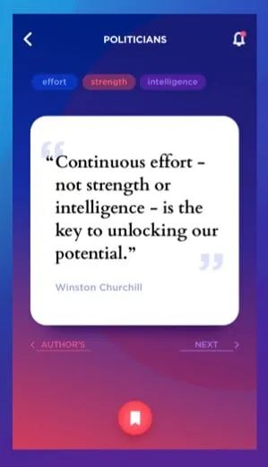 Introducing Quotes App - Amazing Landscape Background - Mobile