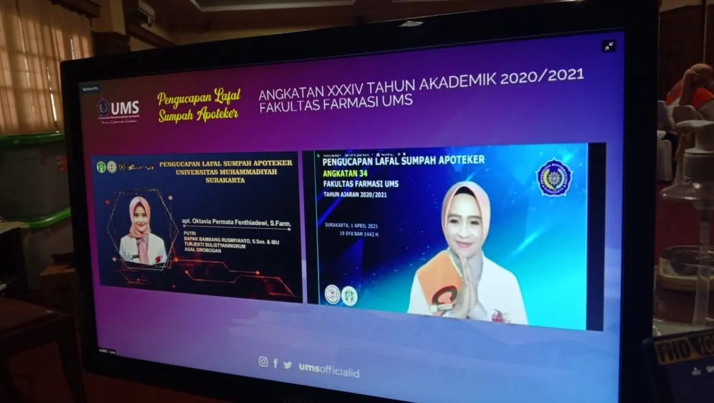 UMS Ambil Sumpah 98 Apoteker Muda, Sudah Luluskan 3.273 Apoteker -  soloaja.co