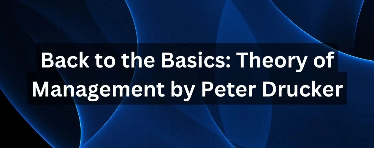 Theory of management