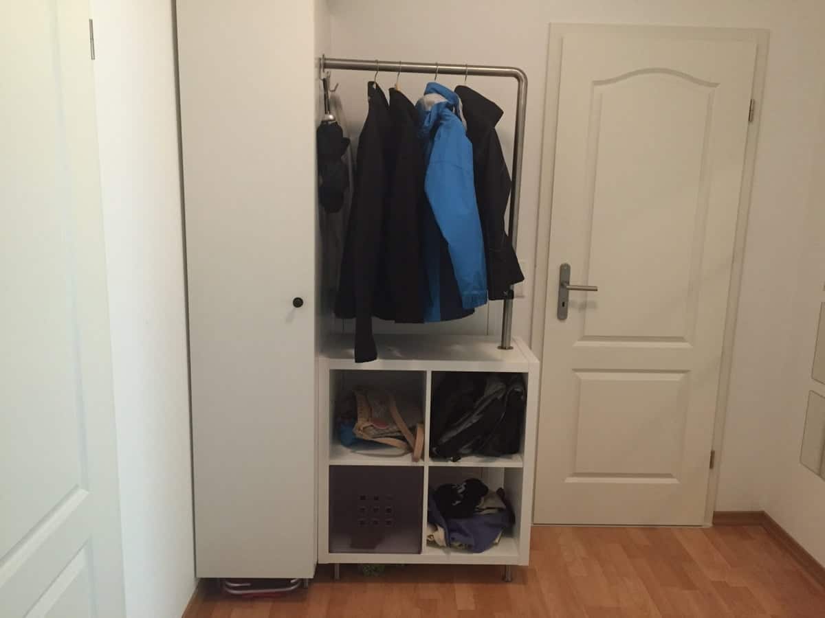 KALLAX and METOD Micro Wardrobe IKEA Hackers