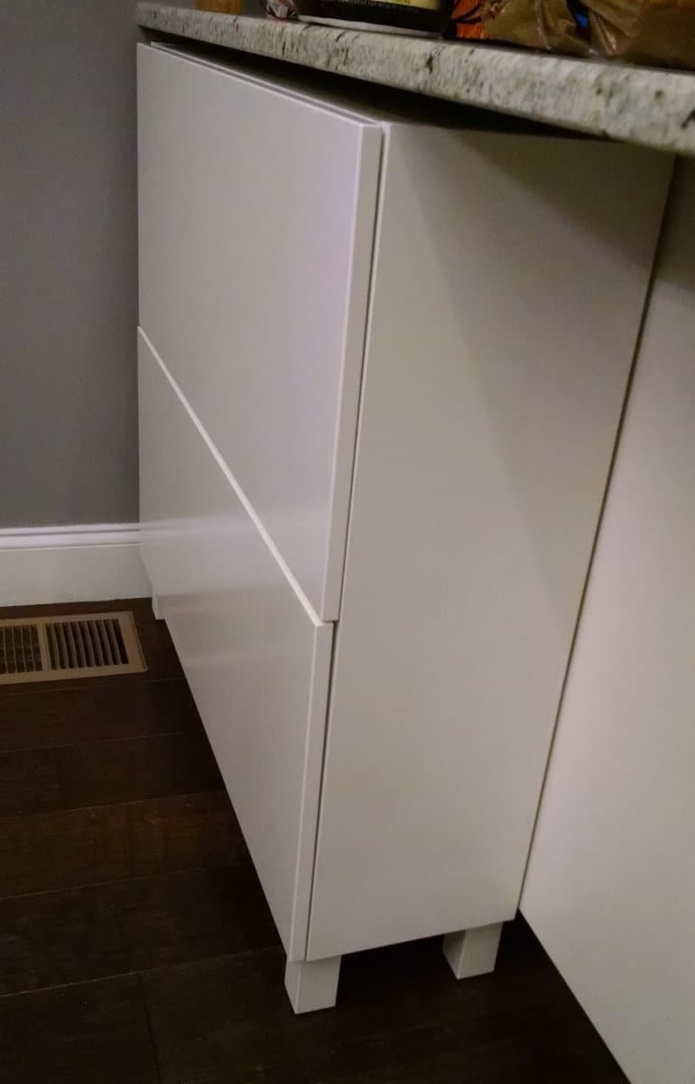 Brimnes cabinet with doors, white, 30 3/4x37 3/8. Ikea Sektion Cabinets Become A Storage Console Ikea Hackers