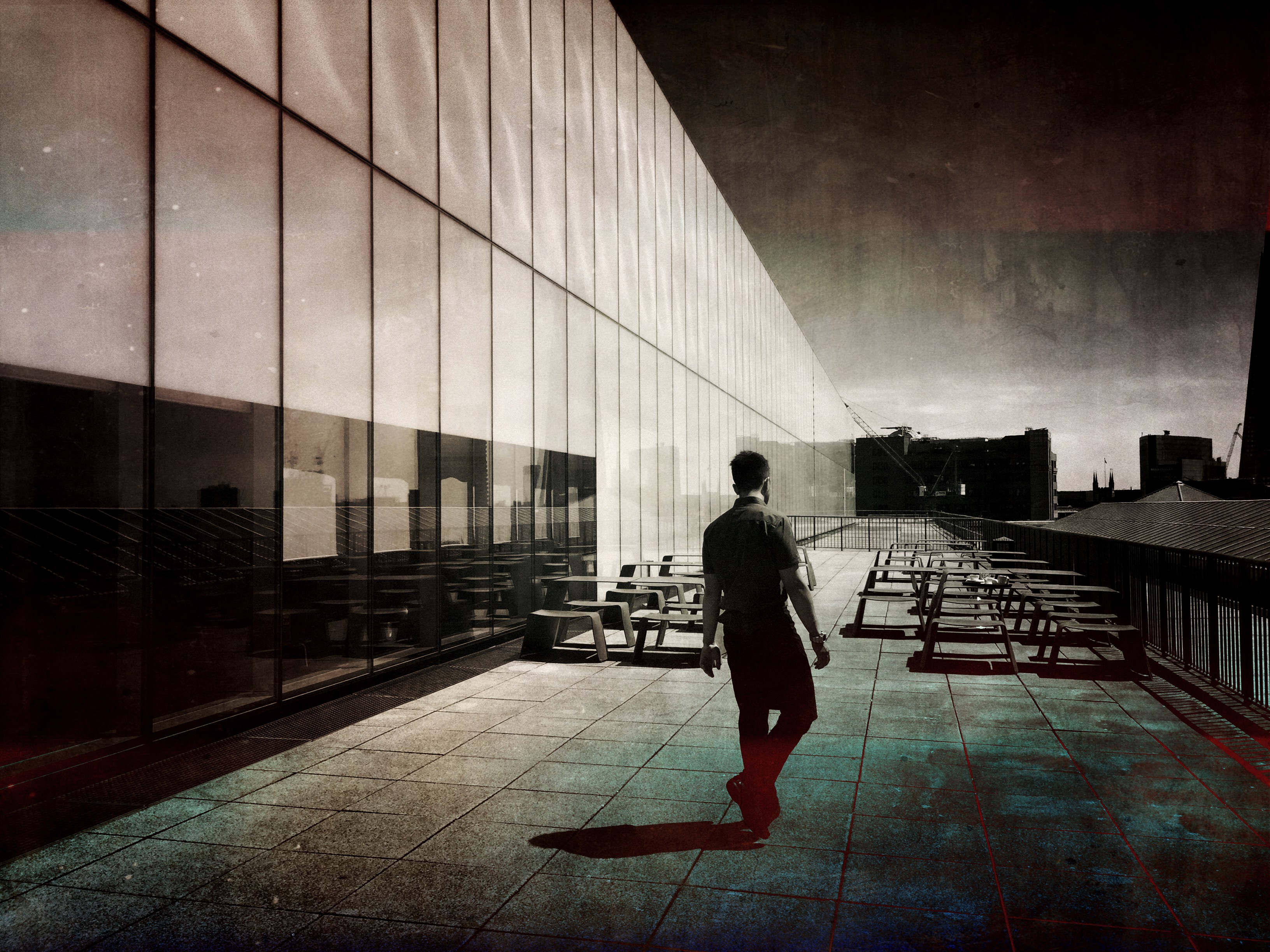 Up on The Roof. Tate Modern