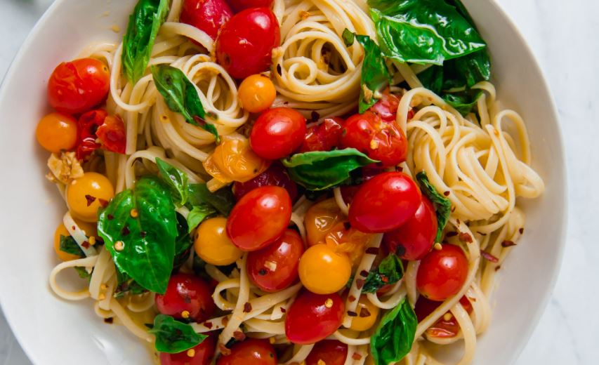Pasta met kerstomaatjes