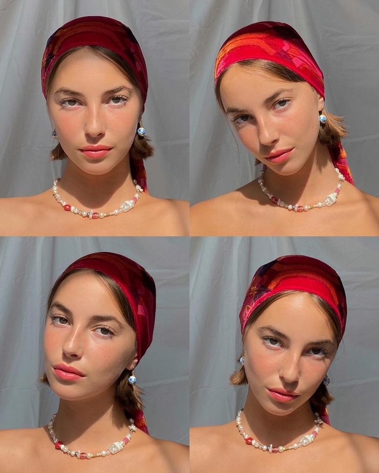 Amelie Model Picture - Premium Gradient Image Gallery - Mobile