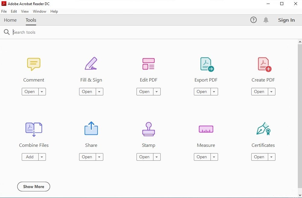 Adobe Acrobat Reader DC