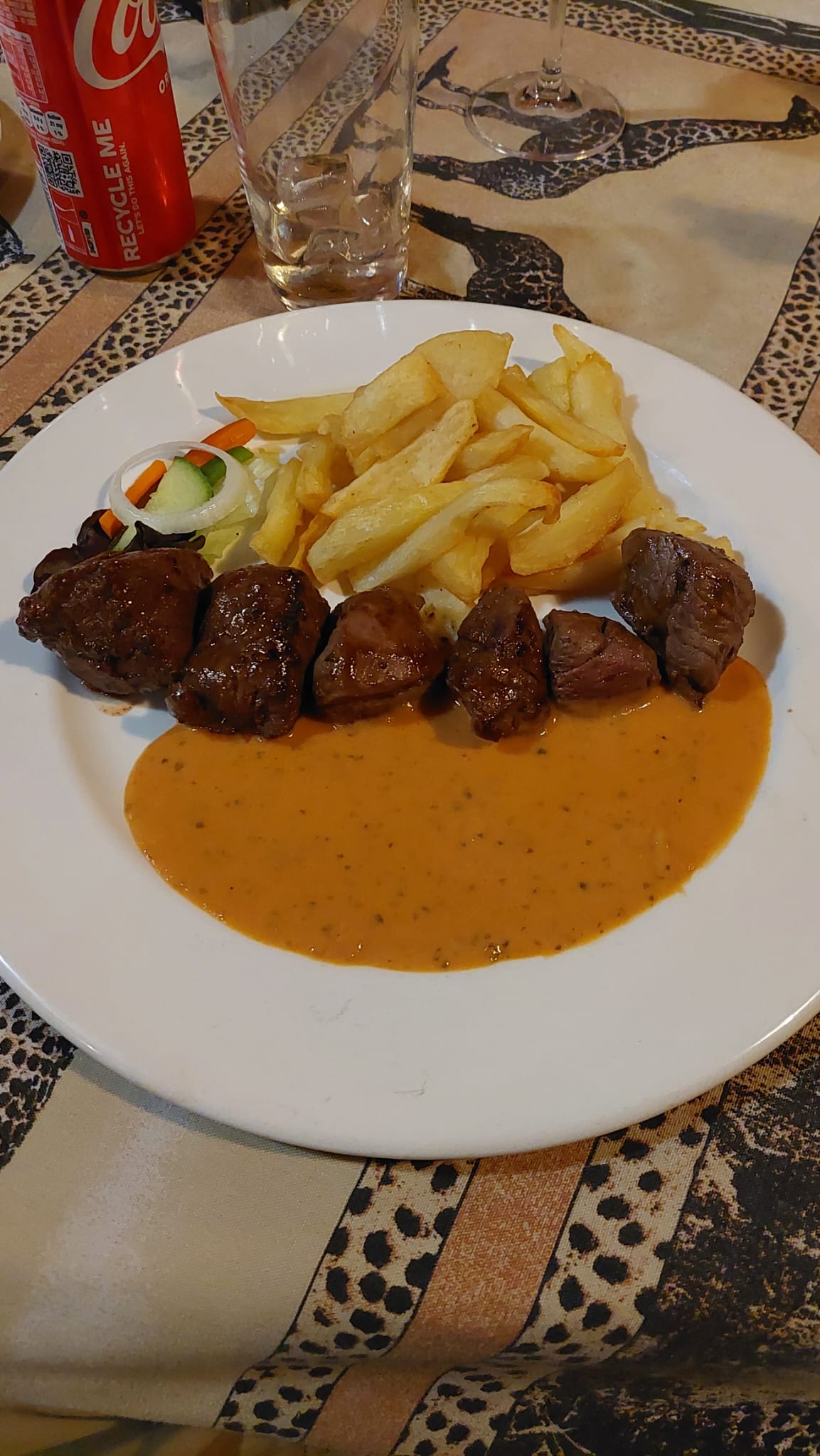 carne di struzzo, kudu e springbok