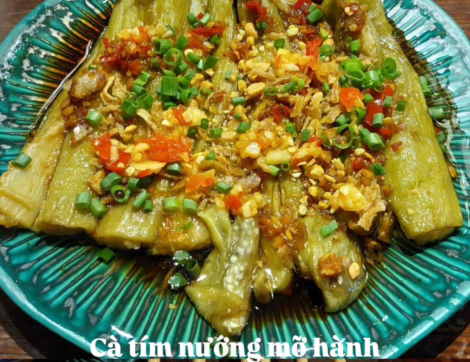 Cà tim nuong mo hanh