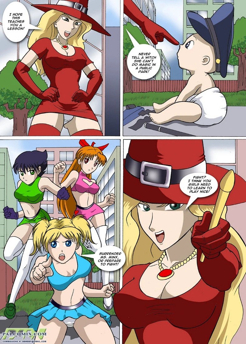 Powerpuff Girls - Age Regression - Porn Cartoon Comics