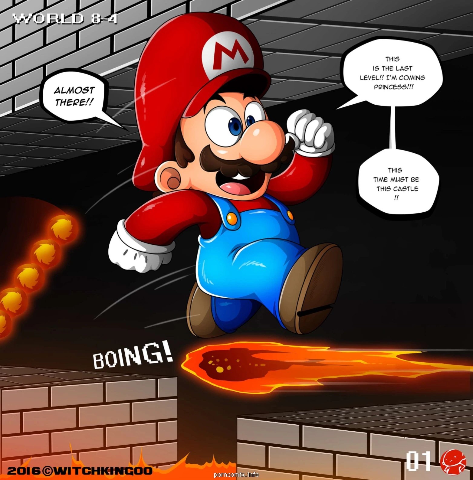 Princess Peach- Thanks You Mario - Porn Cartoon Comics